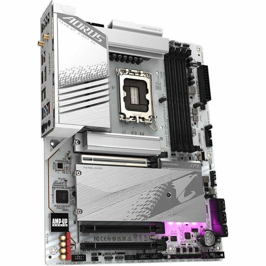 Aorus Z790 ELITE AX ICE Desktop Motherboard - Intel Z790 Chipset - Socket LGA-1700 - ATX Z790AORUSELITEAXICE