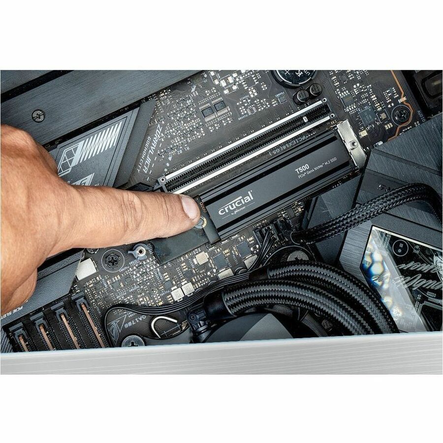 Crucial 1 TB Solid State Drive - M.2 Internal - PCI Express NVMe (PCI Express NVMe 4.0) CT1000T500SSD5