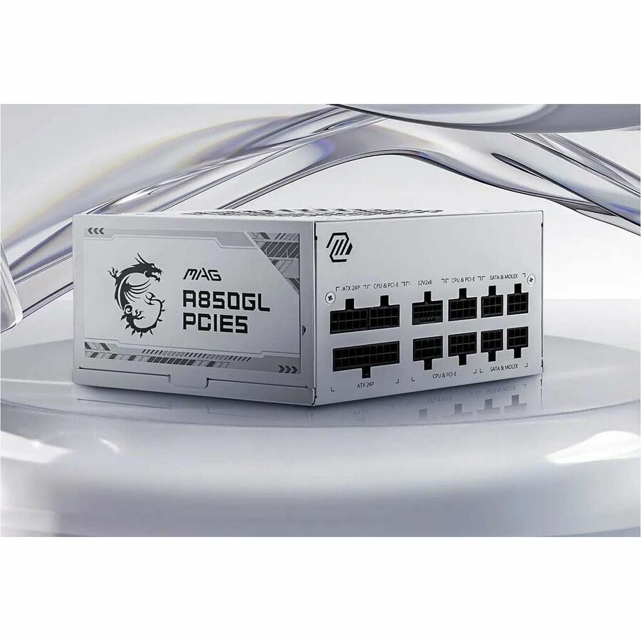 MSI MAG A850GL PCIE5 White Power Supply MAGA850GLPCIE5WT
