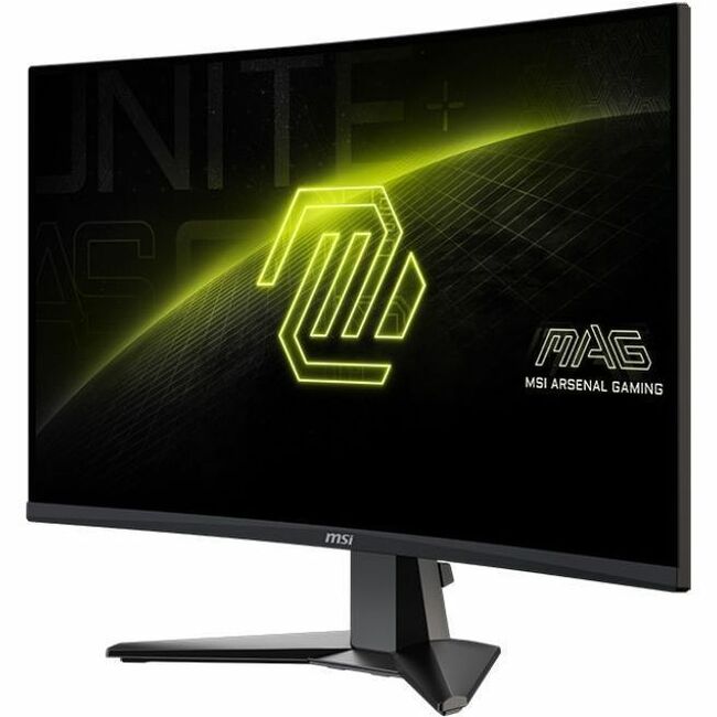 MSI MAG 27CQ6F 27" Class WQHD Curved Screen Gaming LED Monitor - 16:9 - Black MAG27CQ6F