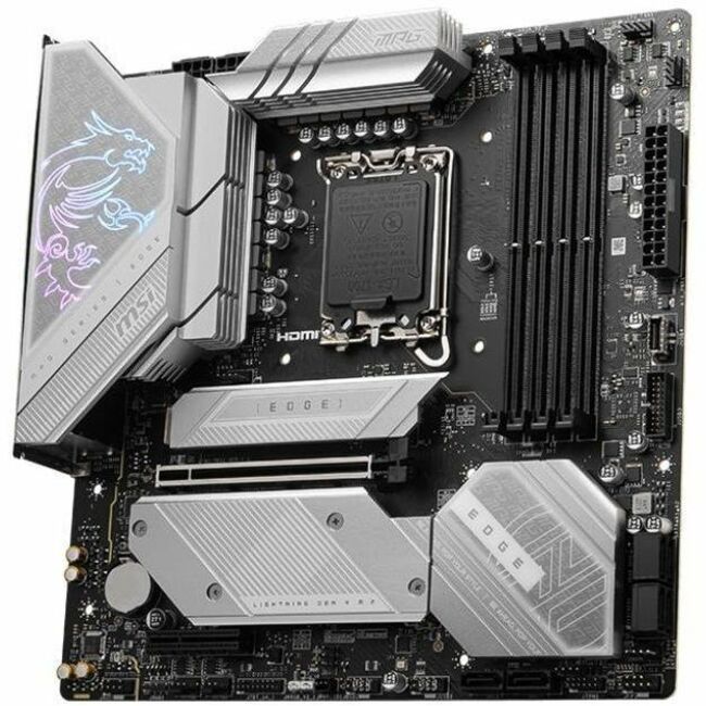 MSI MPG MPG B760M EDGE TI WIFI Gaming Desktop Motherboard - Intel B760 Chipset - Socket LGA-1700 - Micro ATX B760MEDGETIWIFI