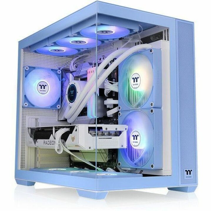 Thermaltake View 380 TG ARGB Hydrangea Blue Mid Tower Chassis CA-1Z2-00MFWN-00