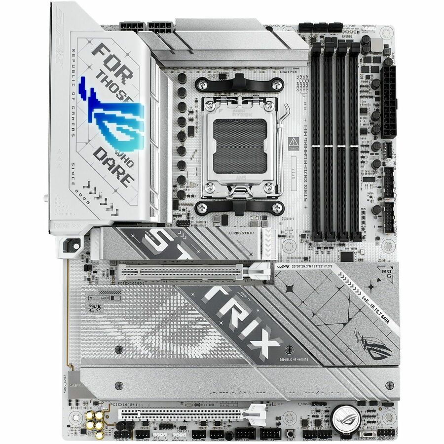 Asus ROG Strix X870-A GAMING WIFI Gaming Desktop Motherboard - AMD X870 Chipset - Socket AM5 - ATX ROGSTRIXX870AGAMINGWIFI