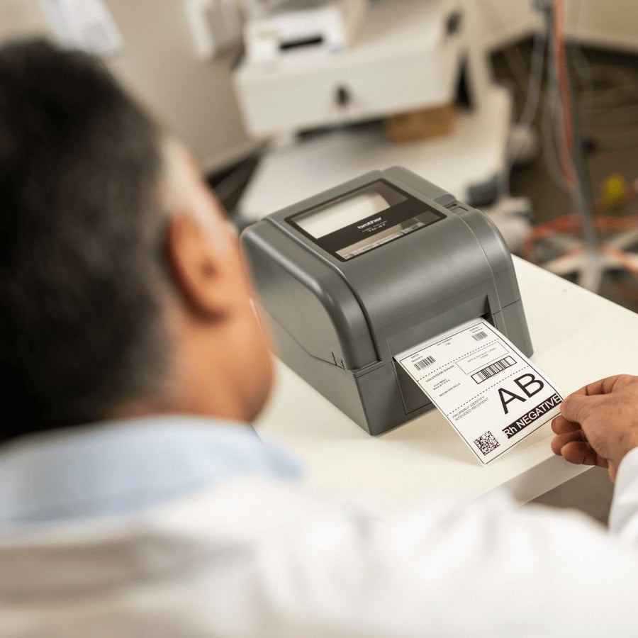 Brother TD-4520TN Desktop Thermal Transfer Printer - Monochrome - Label Print - USB - Serial TD4520TN