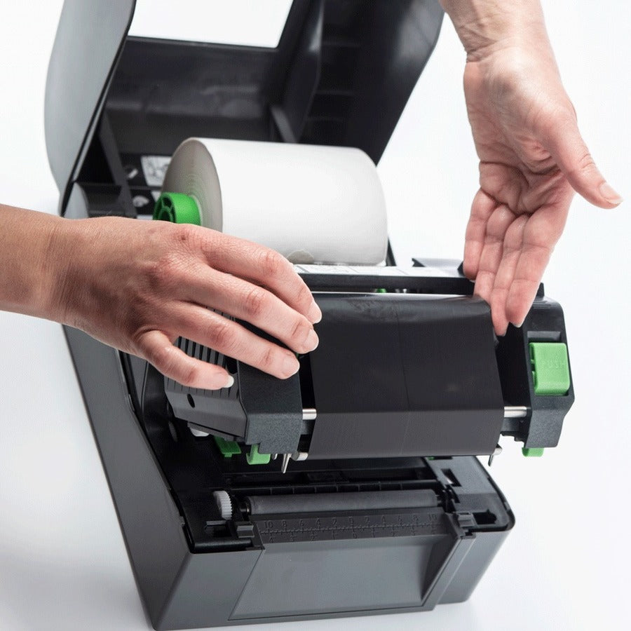 Brother TD-4520TN Desktop Thermal Transfer Printer - Monochrome - Label Print - USB - Serial TD4520TN