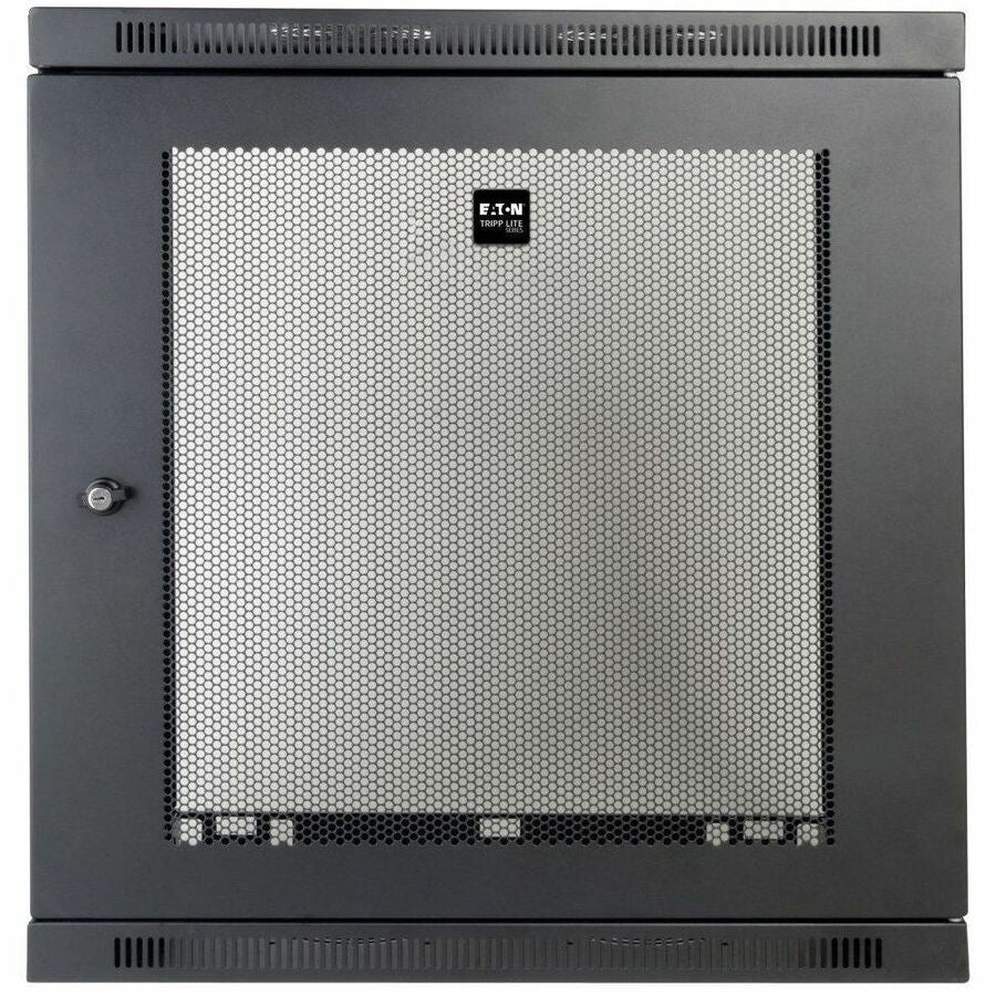 Eaton Tripp Lite Series SmartRack 12U Low-Profile Patch-Depth Wall-Mount Small Rack Enclosure SRW12U13