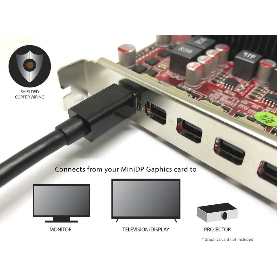 VisionTek Mini DisplayPort to DVI-D Dual Link Adapter (M/F) 900640
