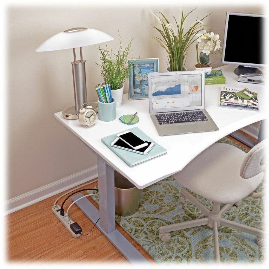 Eaton Tripp Lite Series Protect It! 6-Outlet Surge Protector, 6 ft. Cord, 790 Joules, Diagnostic LED, Light Gray Housing TLP606