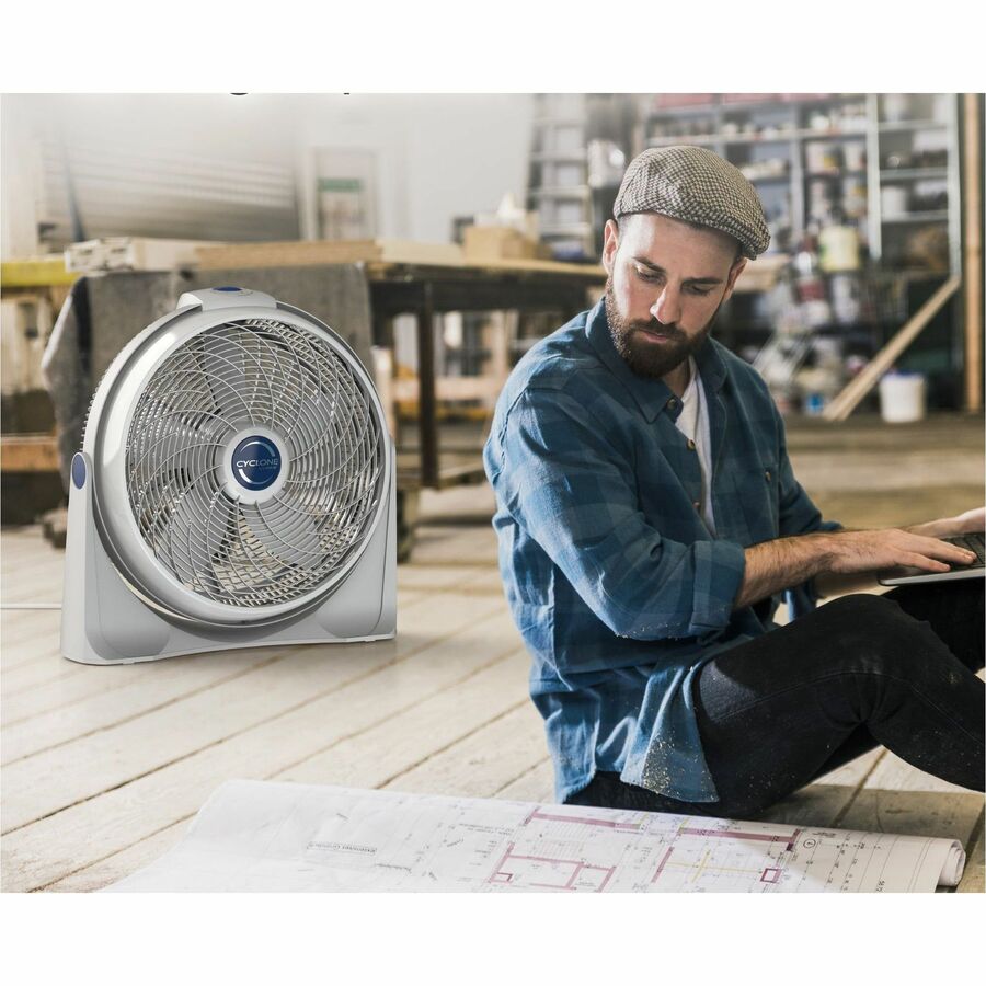 Lasko 3520 Cyclone Pivoting Floor Fan 3520