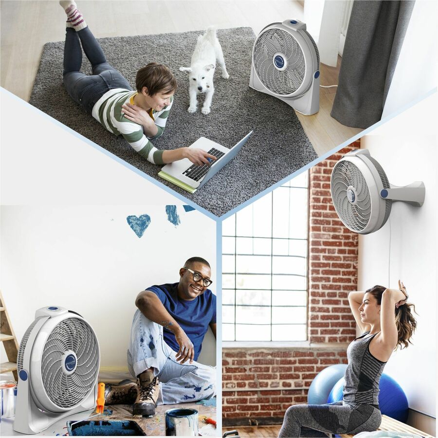 Lasko 3520 Cyclone Pivoting Floor Fan 3520