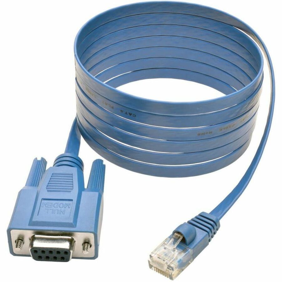 Eaton Tripp Lite Series RJ45 to DB9F Cisco Serial Console Port Rollover Cable, 6 ft. (1.83 m) P430-006