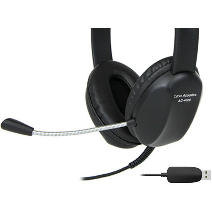 Cyber Acoustics AC-4006 USB Stereo Headset AC-4006