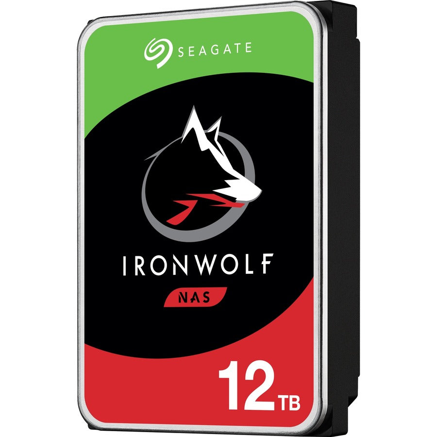 Seagate IronWolf ST12000VN0008 12 TB Hard Drive - 3.5" Internal - SATA (SATA/600) - Conventional Magnetic Recording (CMR) Method ST12000VN0008