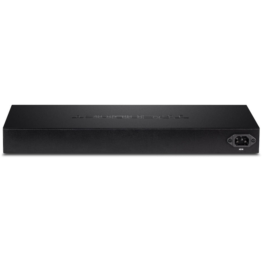 TRENDnet 52-Port Gigabit Web Smart Switch, 48 Gigabit RJ-45 Ports, 4 Shared Gigabit Ports (RJ-45 or SFP), 104 Gbps Switching Capacity, VLAN, QoS, LACP, IPv6, Lifetime Protection, Black, TEG-524WS TEG-524WS