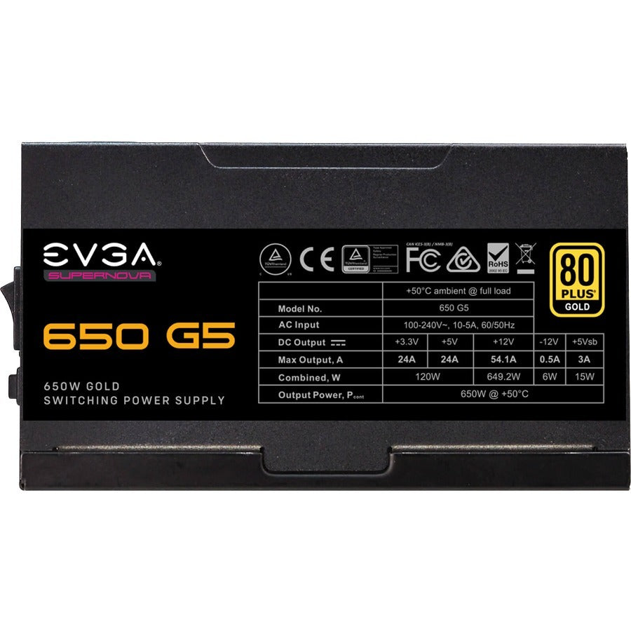EVGA SuperNOVA 650 G5 Power Supply 220-G5-0650-X1