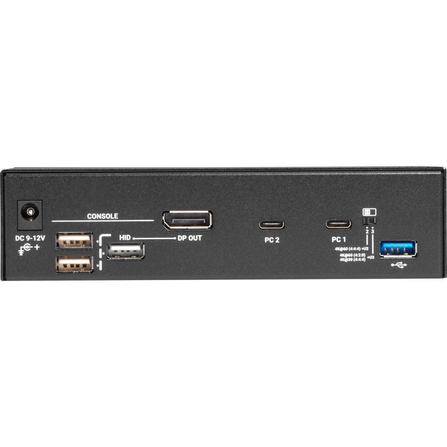 Black Box USB-C 4K KVM Switch, 2-Port KVMC4K-2P