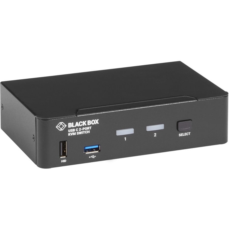 Black Box USB-C 4K KVM Switch, 2-Port KVMC4K-2P