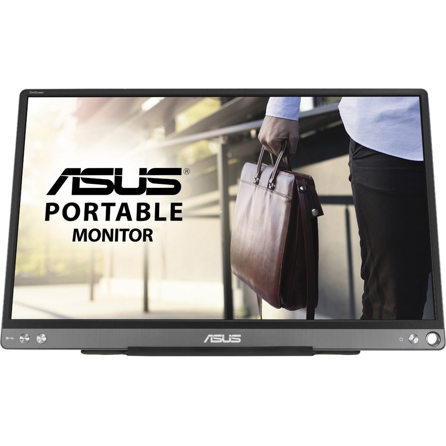 Asus ZenScreen MB16ACE 16" Class Full HD LCD Monitor - 16:9 - Dark Gray MB16ACE