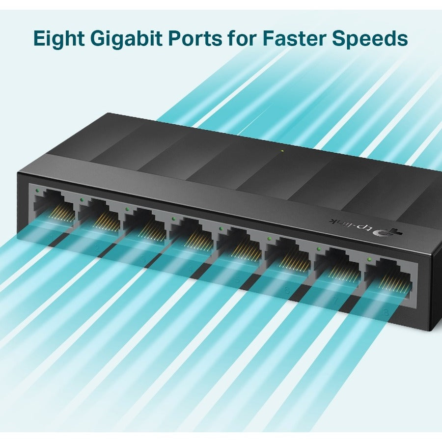 TP-Link LS1008G - Litewave 8 Port Gigabit Ethernet Switch LS1008G