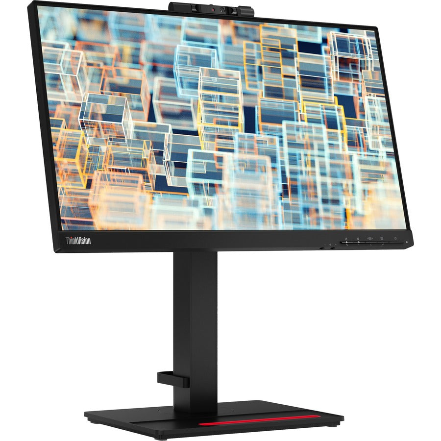 Lenovo ThinkVision T22v-20 22" Class Webcam Full HD LCD Monitor - 16:9 - Raven Black 61FBMAR6US