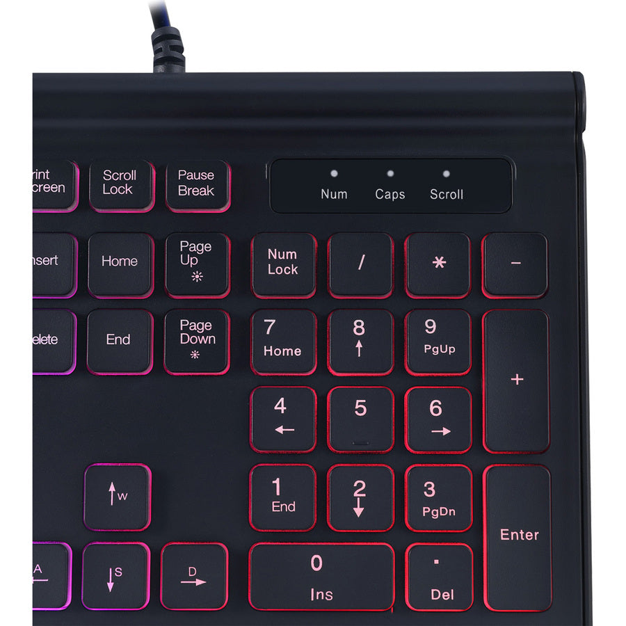Adesso EasyTouch 137CB Illuminated Gaming Keyboard & Mouse Combo AKB-137CB