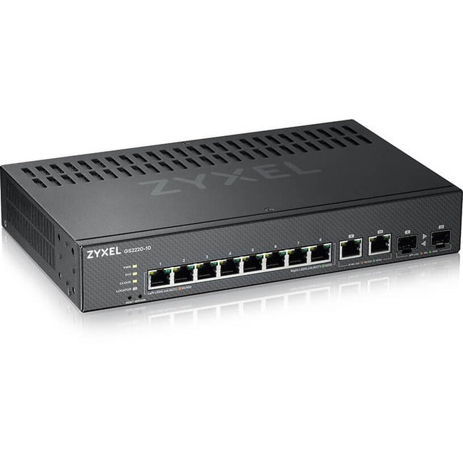ZYXEL 8-port GbE L2 Switch with GbE Uplink GS2220-10