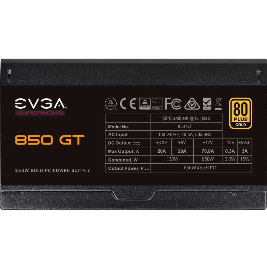 EVGA GT 850W Power Supply 220-GT-0850-Y1