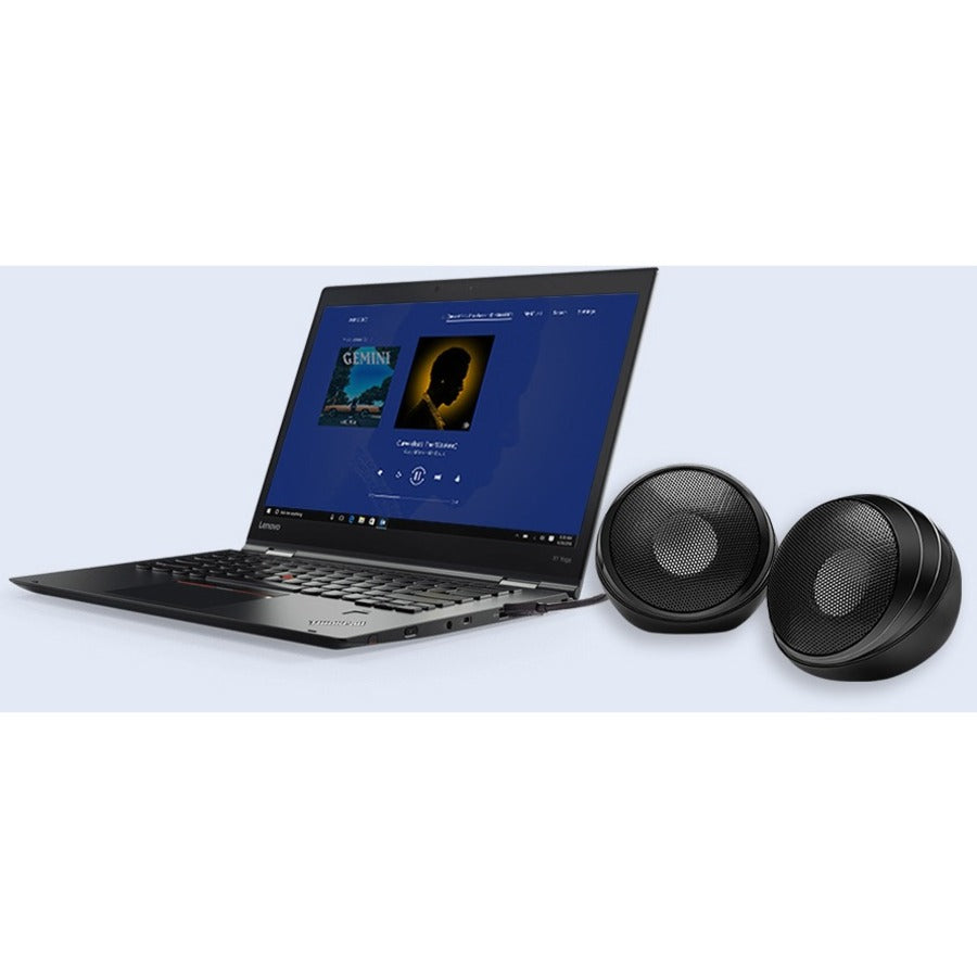 Adesso Xtream S4 USB-Powered Desktop Computer Speaker with Dynamic Sound - 5W x 2 XTREAM S4