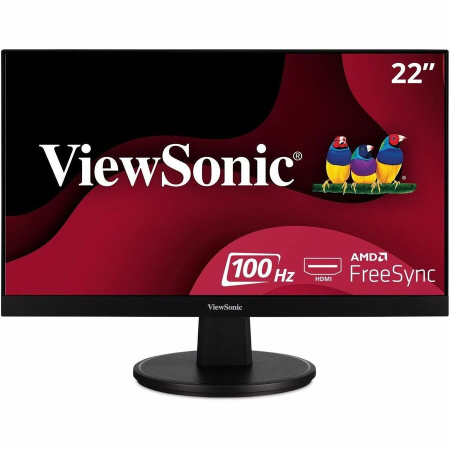 ViewSonic VA2247-MH 22 Inch Full HD 1080p Monitor with 100Hz, FreeSync, Ultra-Thin Bezel, Eye Care, HDMI, VGA Inputs for Home and Office VA2247-MH