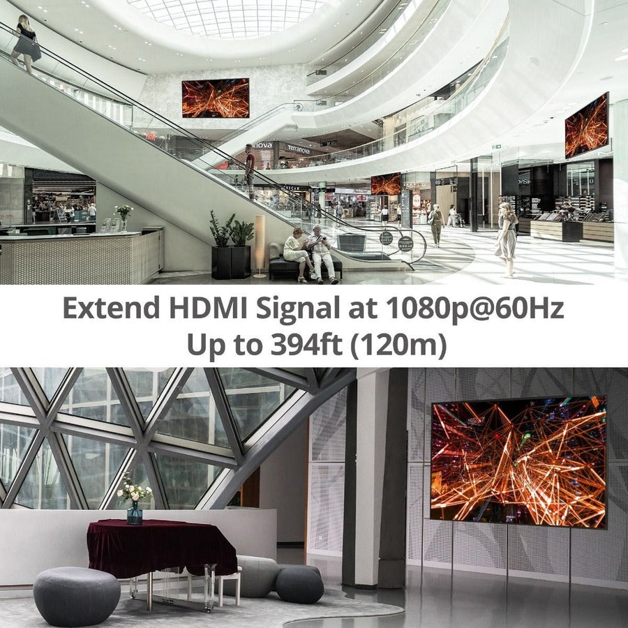 SIIG HDMI HDbitT Over IP Extender with IR - Receiver CE-H26U11-S1