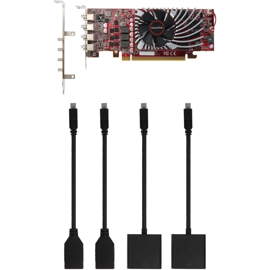 VisionTek AMD Radeon RX 550 Graphic Card - 2 GB GDDR5 - Full-height 901466