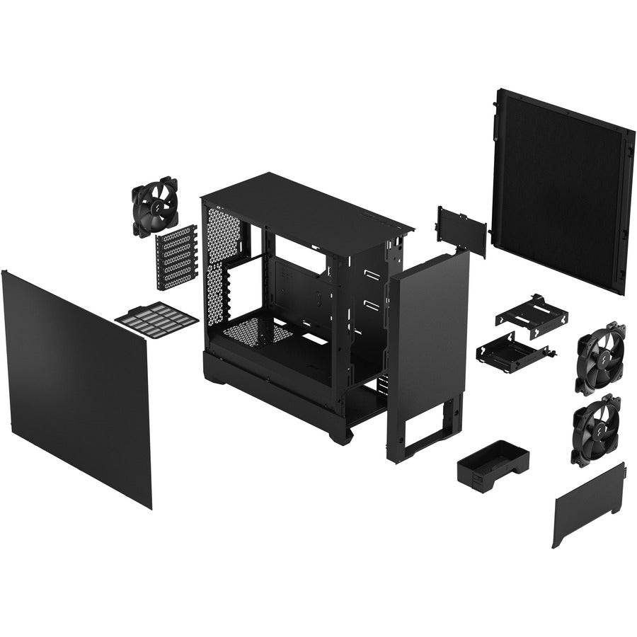 Fractal Design Pop Silent Black Solid Computer Case FD-C-POS1A-01