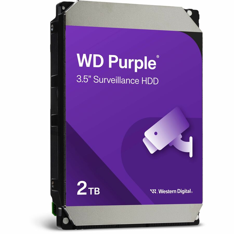 WD Purple WD23PURZ 2 TB Hard Drive - 3.5" Internal - SATA - Purple WD23PURZ