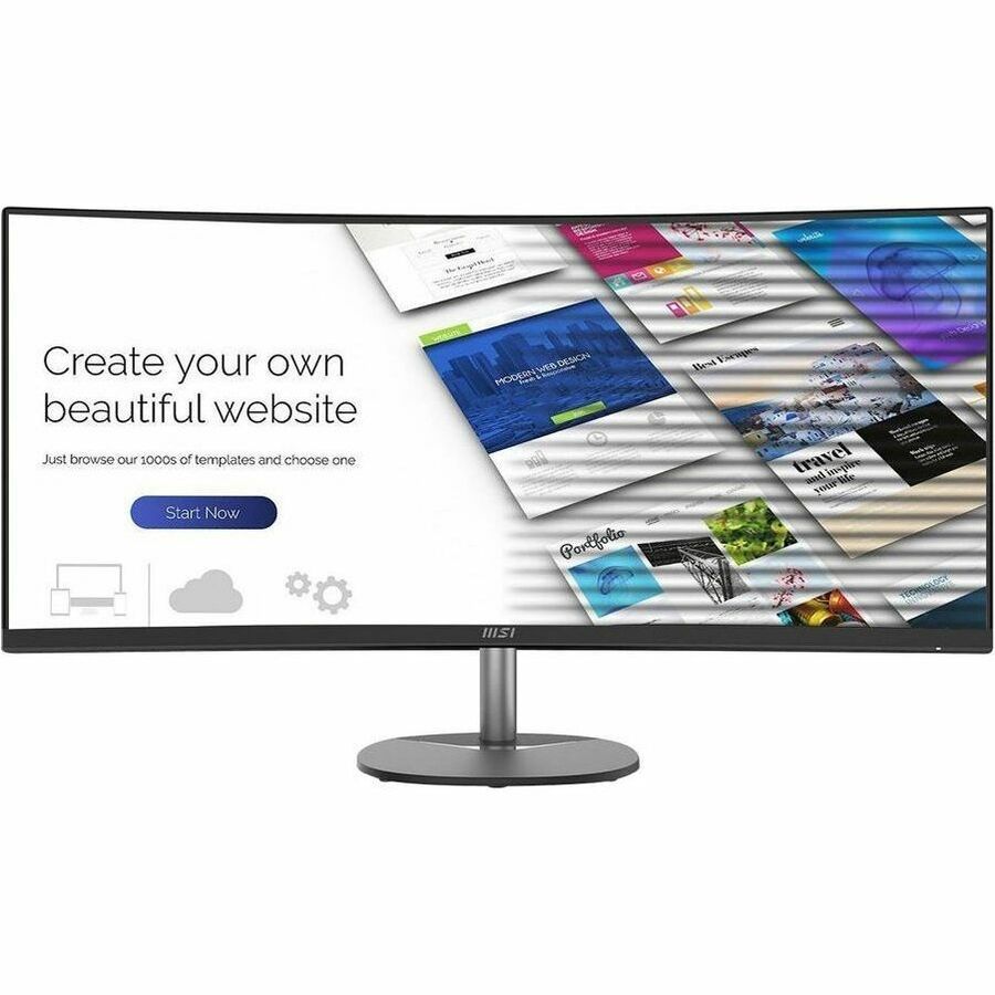 MSI Pro MP341CQ 34" Class UW-QHD Curved Screen LCD Monitor - 21:9 PROMP341CQ
