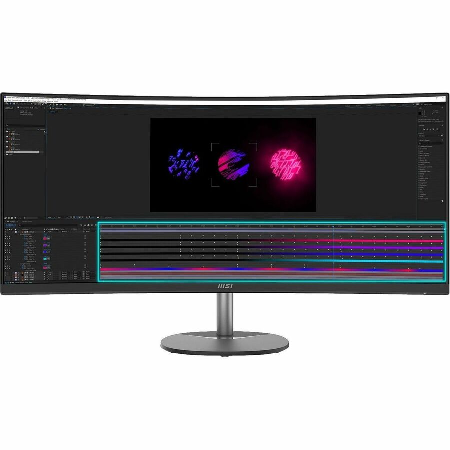 MSI Pro MP341CQ 34" Class UW-QHD Curved Screen LCD Monitor - 21:9 PROMP341CQ