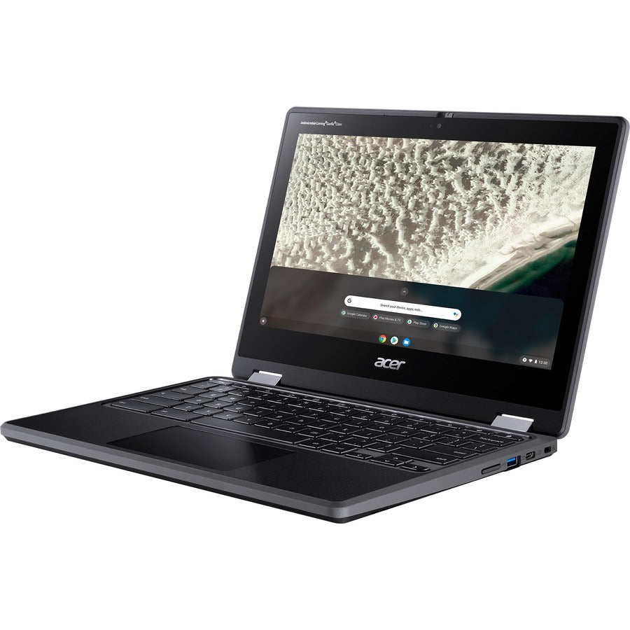 Acer Chromebook Spin 511 R753T R753T-C2MY 11.6" Touchscreen Convertible 2 in 1 Chromebook - HD - Intel Celeron N4500 - 8 GB - 32 GB Flash Memory - English (US) Keyboard - Black NX.A8ZAA.007