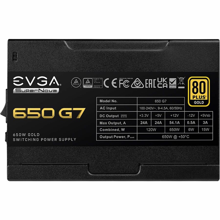 EVGA SuperNOVA 650W Power Supply 220-G7-0650-X1