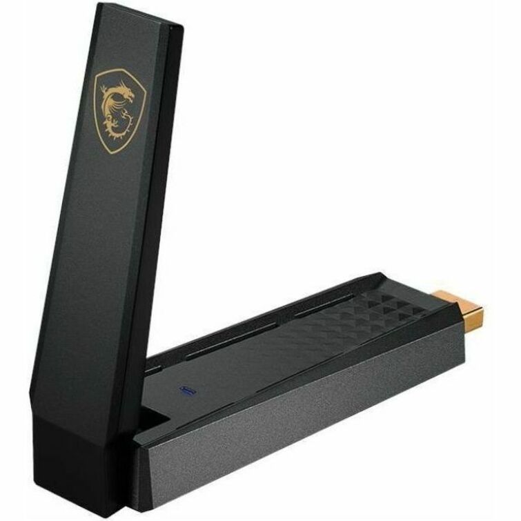 MSI AXE5400 IEEE 802.11 a/b/g/n/ac/ax Tri Band Wi-Fi Adapter for Computer/Notebook AXE5400WIFIUSB