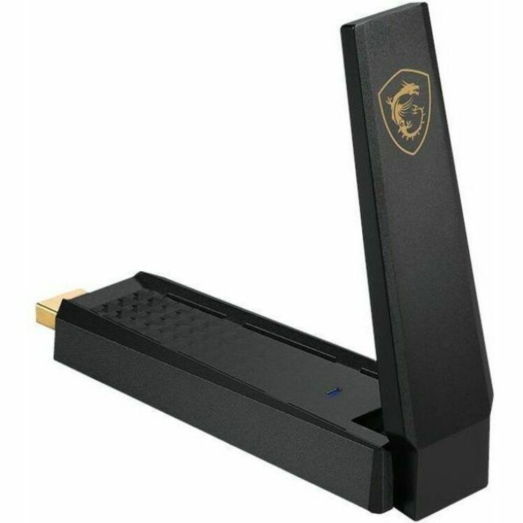 MSI AXE5400 IEEE 802.11 a/b/g/n/ac/ax Tri Band Wi-Fi Adapter for Computer/Notebook AXE5400WIFIUSB