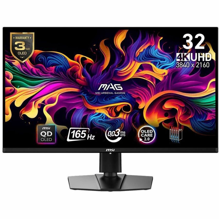 MSI MAG 321UP QD-OLED 32" Class UW-QHD Gaming OLED Monitor - 16:9 - Black MAG321UPQDOLED