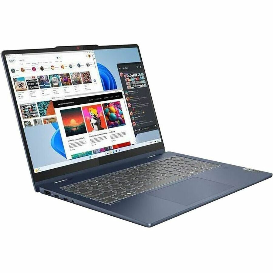 Lenovo IdeaPad 5 14AHP9 83DR000SUS 14" Touchscreen Convertible 2 in 1 Notebook - WUXGA - AMD Ryzen 5 8645HS - 16 GB - 1 TB SSD - English (US) Keyboard - Cosmic Blue 83DR000SUS