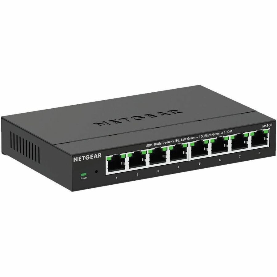 Netgear 8-Port 2.5G Multi-Gigabit Ethernet Unmanaged Switch MS308100NAS