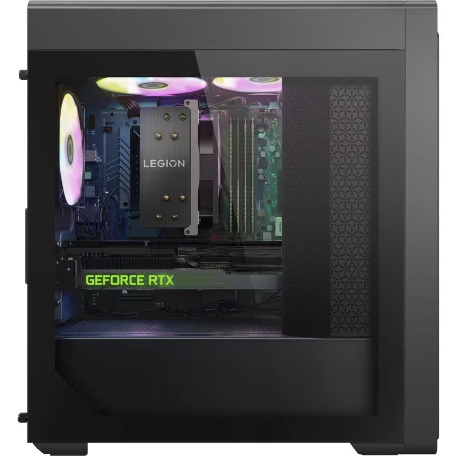 Lenovo Legion T5 26IRB8 90UT001RUS Gaming Desktop Computer - Intel Core i7 14th Gen i7-14700F - 32 GB - 1 TB HDD - 1 TB SSD - Tower - Storm Gray 90UT001RUS