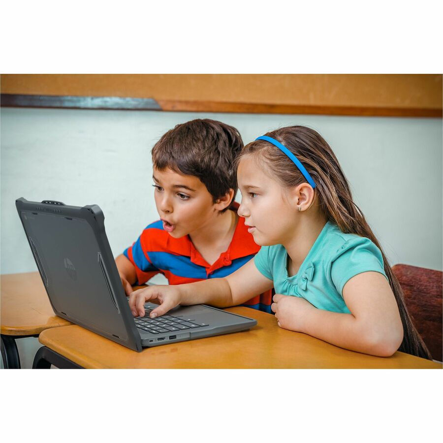 Extreme Shell-F2 Slide Case for HP G9/G8 Clamshell 11.6" (Grey/Clear) HP-ESF2-G9C-GRY