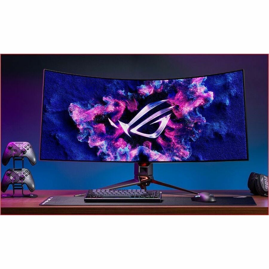 Asus ROG ROG SWIFT PG39WCDM 39" Class UWQHD Curved Screen Gaming OLED Monitor - 21:9 - Black PG39WCDM
