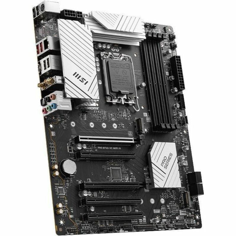 MSI B760-VC WIFI IV Gaming Desktop Motherboard - Intel B760 Chipset - Socket LGA-1700 - ATX PROB760VCWIFIWT