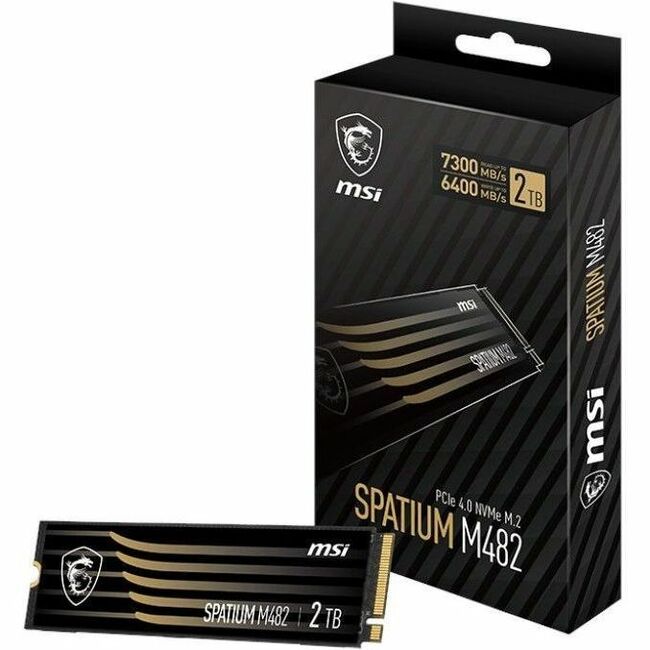 MSI M482 2 TB Solid State Drive - M.2 Internal - PCI Express NVMe (PCI Express NVMe 4.0) SM482N4TB