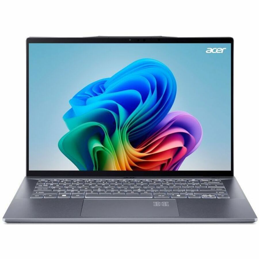 Acer Swift 14 AI SF14-11T SF14-11T-X53K 14.5" Touchscreen Notebook - WQXGA - Qualcomm Oryon - 16 GB - 1 TB SSD - English Keyboard - Iron NX.KZWAA.004