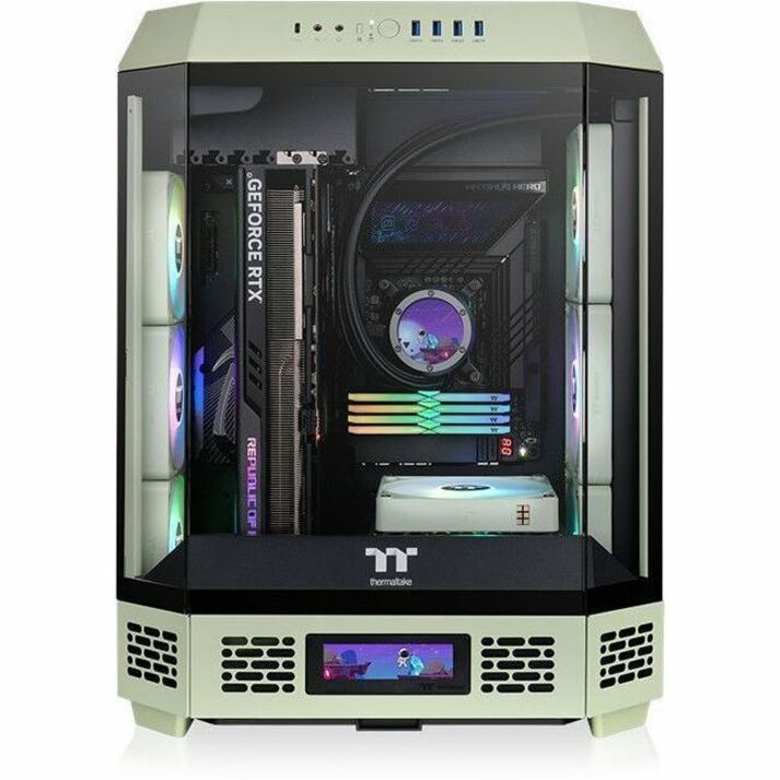 Thermaltake The Tower 600 Matcha Green Mid Tower Chassis CA-1Z1-00MEWN-00