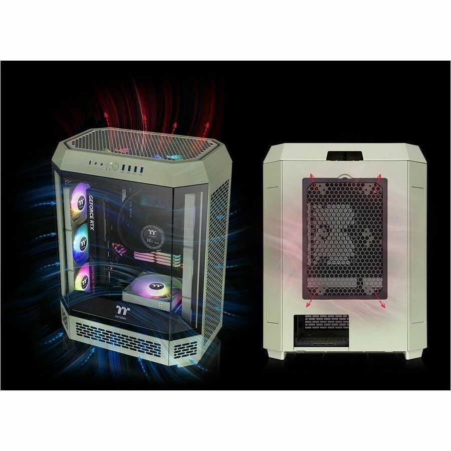 Thermaltake The Tower 600 Matcha Green Mid Tower Chassis CA-1Z1-00MEWN-00